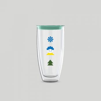 เซตของขวัญ แก้วน้ำสองชั้น LIFESTYLE DOUBLE WALL GLASS 560 ML – OUTDOOR FUN